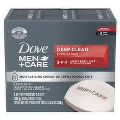 Dove - Men Bar Deep Clean, 3 Each