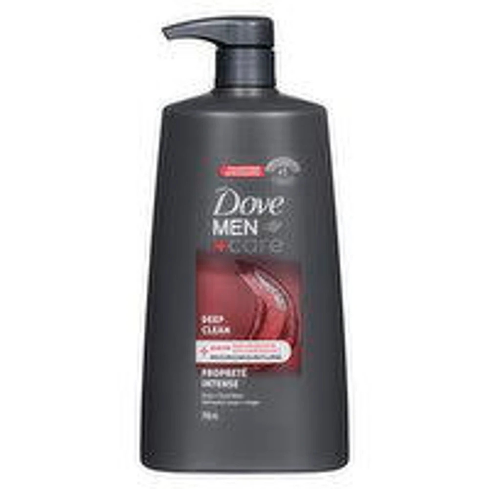 Dove - Men+Care Exfoliating Deep Clean Body + Face Wash, 710 Millilitre