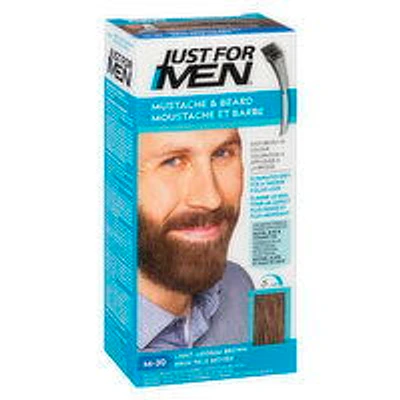 Juist for Men - Mustache and Beard Lt-Med Brwn Hair Colour, 28 Gram