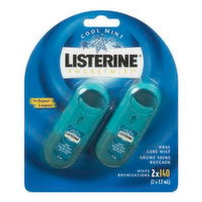 Listerine - Pocket Mist Cool Care Mist, 2 Each