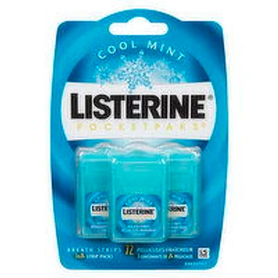 Listerine - Pocket Packs - Cool Mint, 3 Each