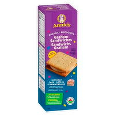 Annie's - Organic Graham Sandwiches, Birthday Cake, 226 Gram