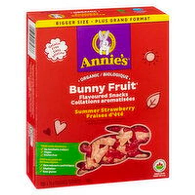 Annie's - Organic Bunny Fruit Flavoured Snacks Summer Strawberry, 198 Gram