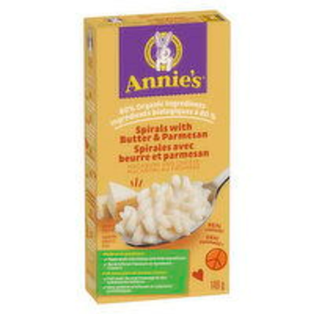 Annie's - Spirals with Butter & Parmesan, 149 Gram
