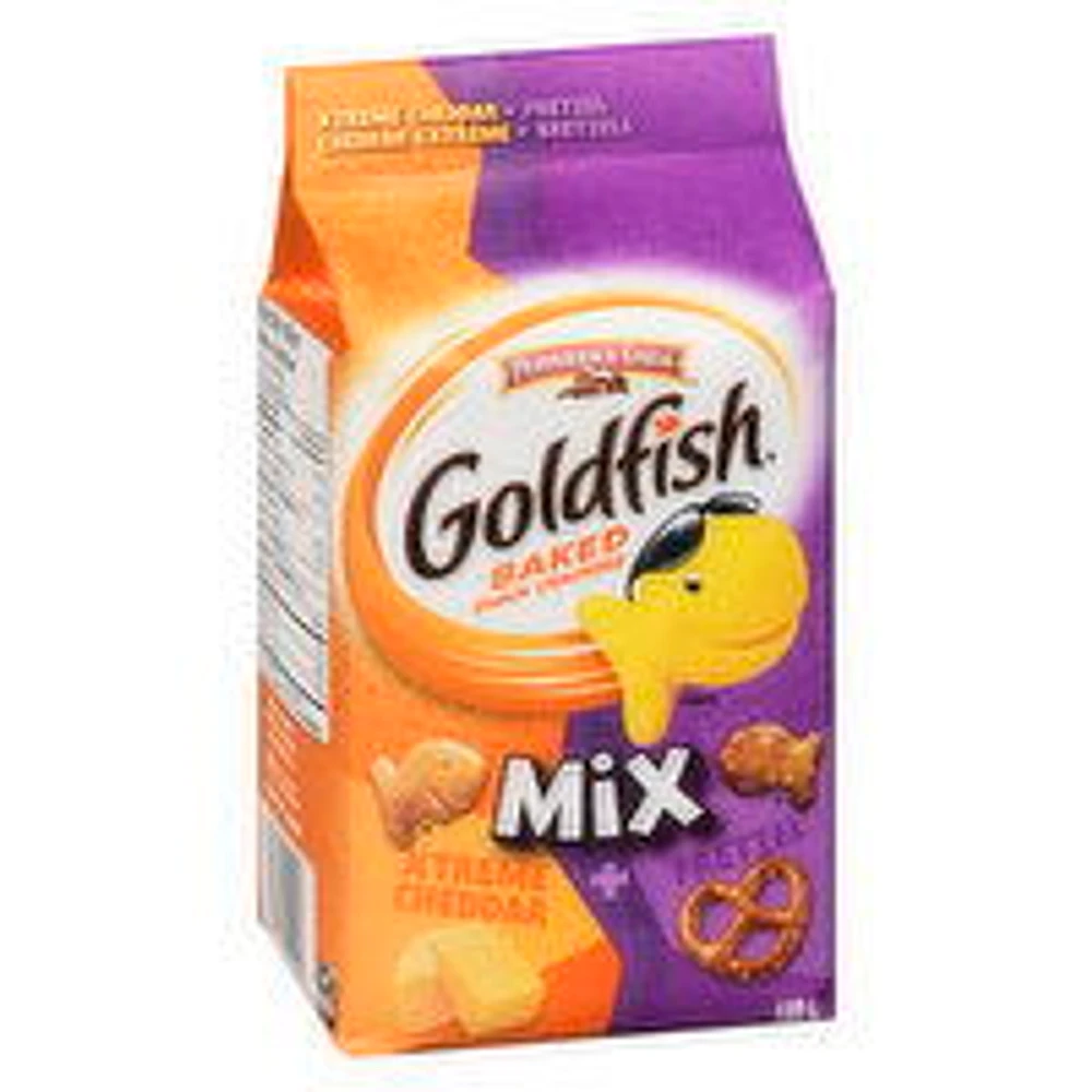 Pepperidge Farm - Goldfish Baked Snack Crackers, Mix Xtreme Cheddar + Pretzel, 180 Gram