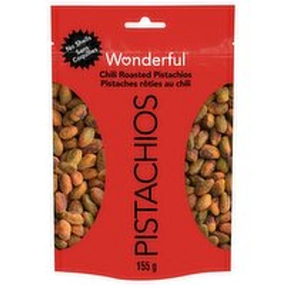 Wonderful - Pistachios, Chili Roasted, No Shell, 155 Gram