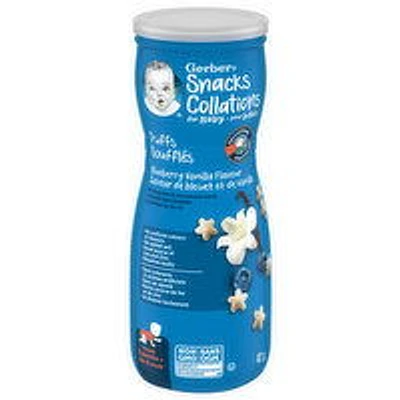 Gerber - Graduates Puffs - Blueberry Vanilla Flavour, 42 Gram