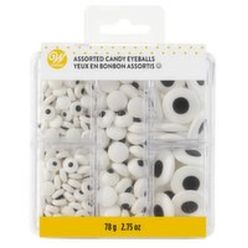 Wilton - Candy Eyeballs, Assorted Box, 78 Gram