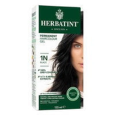A Vogel - Herbatint Permanent Hair Color Gel - 1N Black, 135 Millilitre