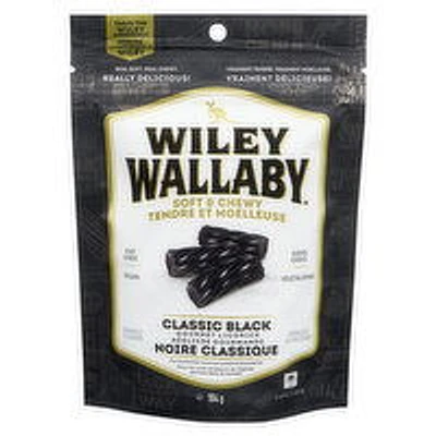 Wiley Wallaby - Wiley Wallaby Black Licorice, 184 Gram