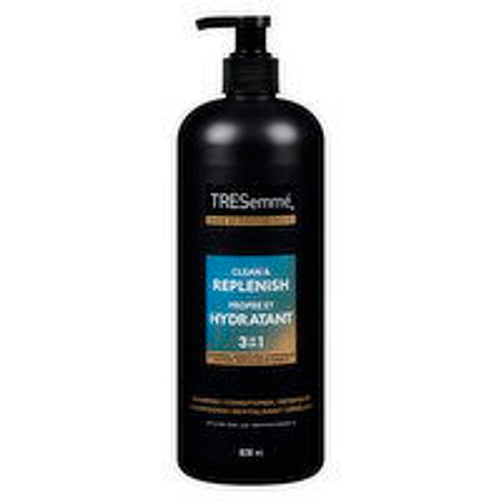Tresemme - Clean & Replenish 3in1 Shampoo, Conditioner & Detangler, 739 Millilitre