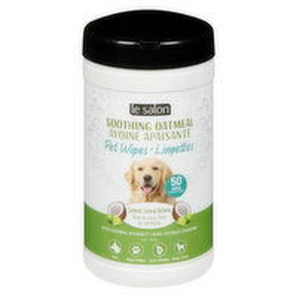 Le Salon - Dog Wipes, Oatmeal, 1 Each
