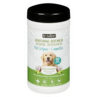 Le Salon - Dog Wipes, Oatmeal, 1 Each
