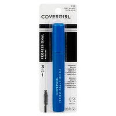 Cover Girl - Professional 3-in-1 Mascara - Very Black, 9 Millilitre