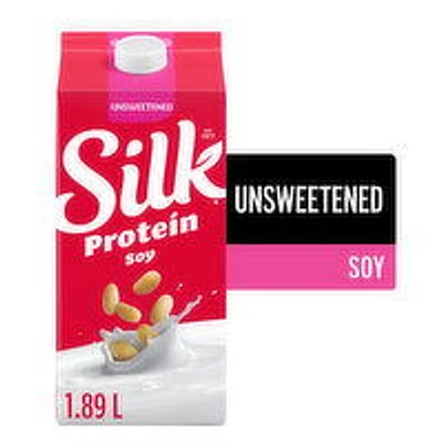 Silk - Organic Soy Milk Alt Unsweetened, 1.89 Litre