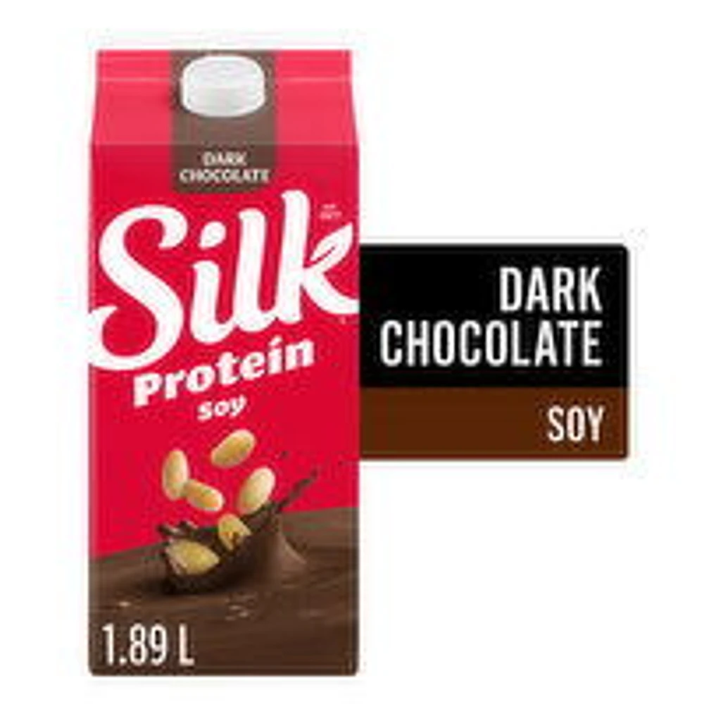 Silk - Silk Organic Soy Milk Alt Dark Choc, 1.89 Litre