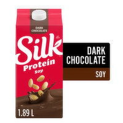 Silk - Silk Organic Soy Milk Alt Dark Choc, 1.89 Litre