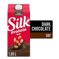 Silk - Silk Organic Soy Milk Alt Dark Choc, 1.89 Litre