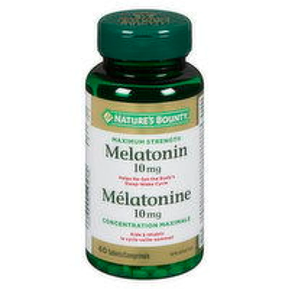 Nature's Bounty - Maximum Strength Melatonin 10mg, 60 Each
