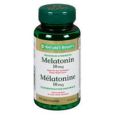 Nature's Bounty - Maximum Strength Melatonin 10mg, 60 Each