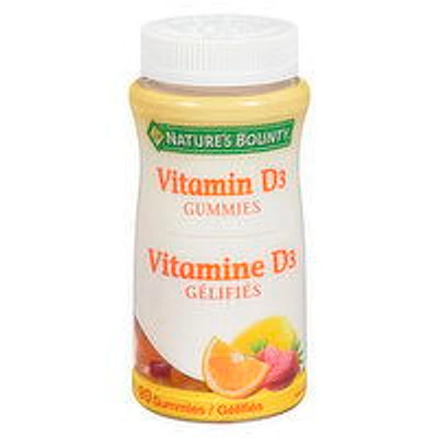 Nature's Bounty - Vitamin D3 Gummies, 90 Each