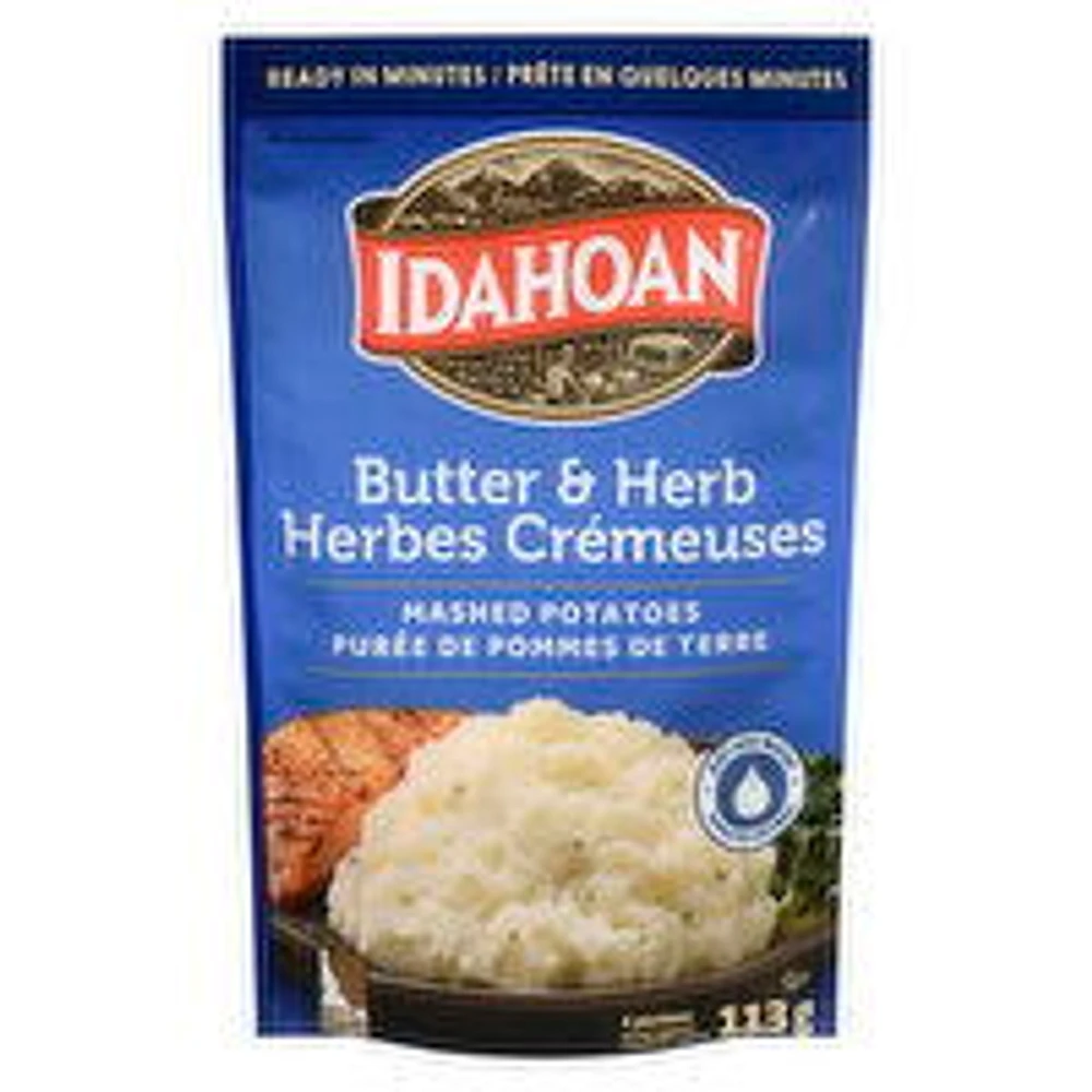 Idahoan - Mashed Potatoes - Butter & Herb, 113 Gram