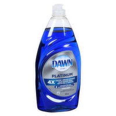 Dawn - Ultra Platinum Dishwashing Liquid, Refreshing Rain Scent, 825 Millilitre