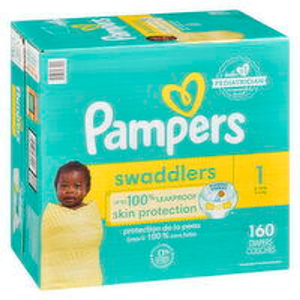 Pampers - Swaddlers Size 1 Huge, 160 Each
