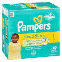 Pampers - Swaddlers Size 1 Huge, 160 Each