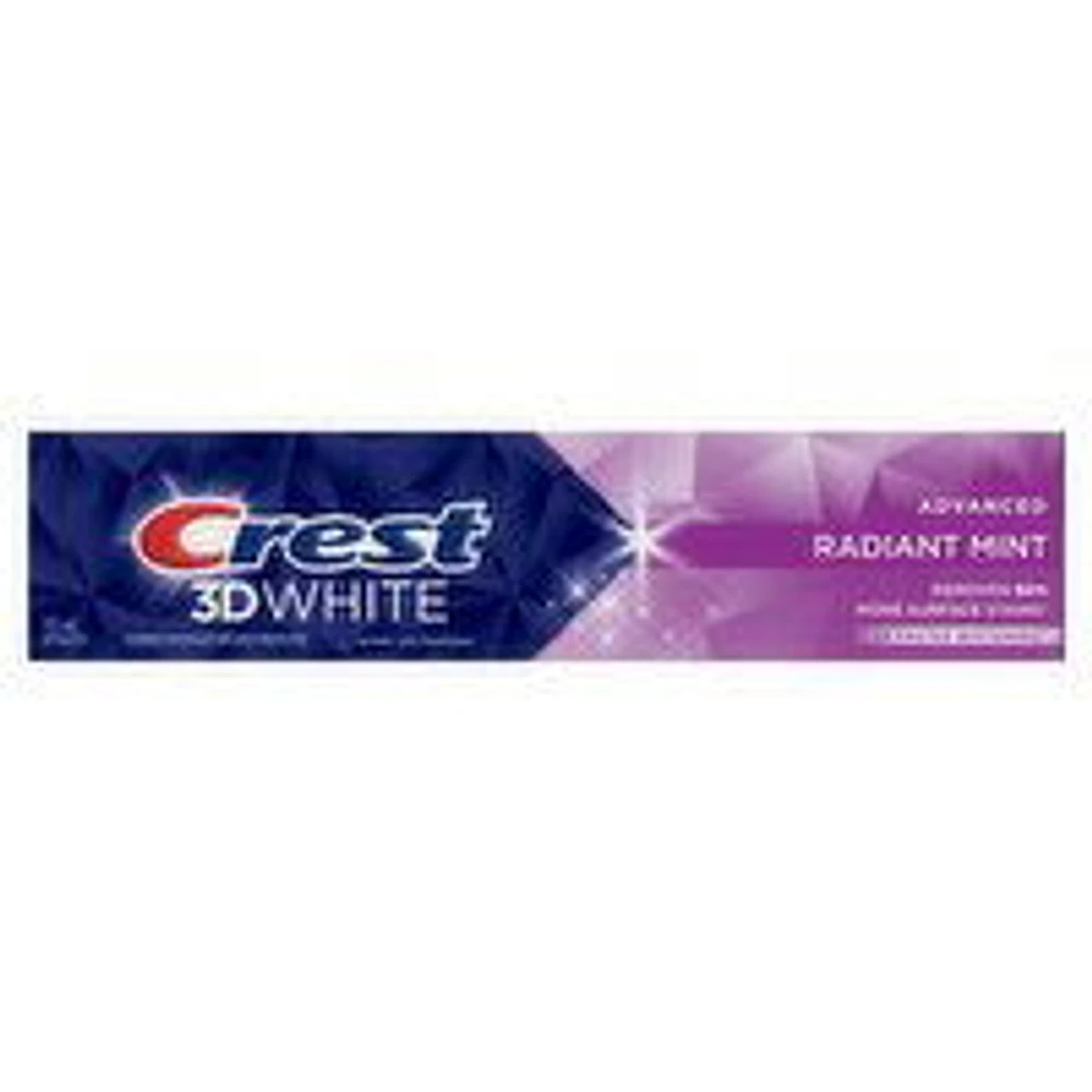 Crest - 3D White Advanced Radiant Mint, 1 Each