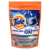 Tide - Tide Power Pods Oxi White Bright, 18 Each