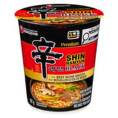 NONG SHIM - Shin Black Noodle With Beef Bone Broth, 101 Gram