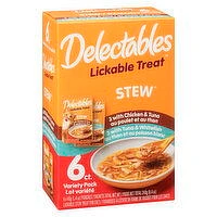 Delectables - Lickable Stew Variety Pack, 240 Gram