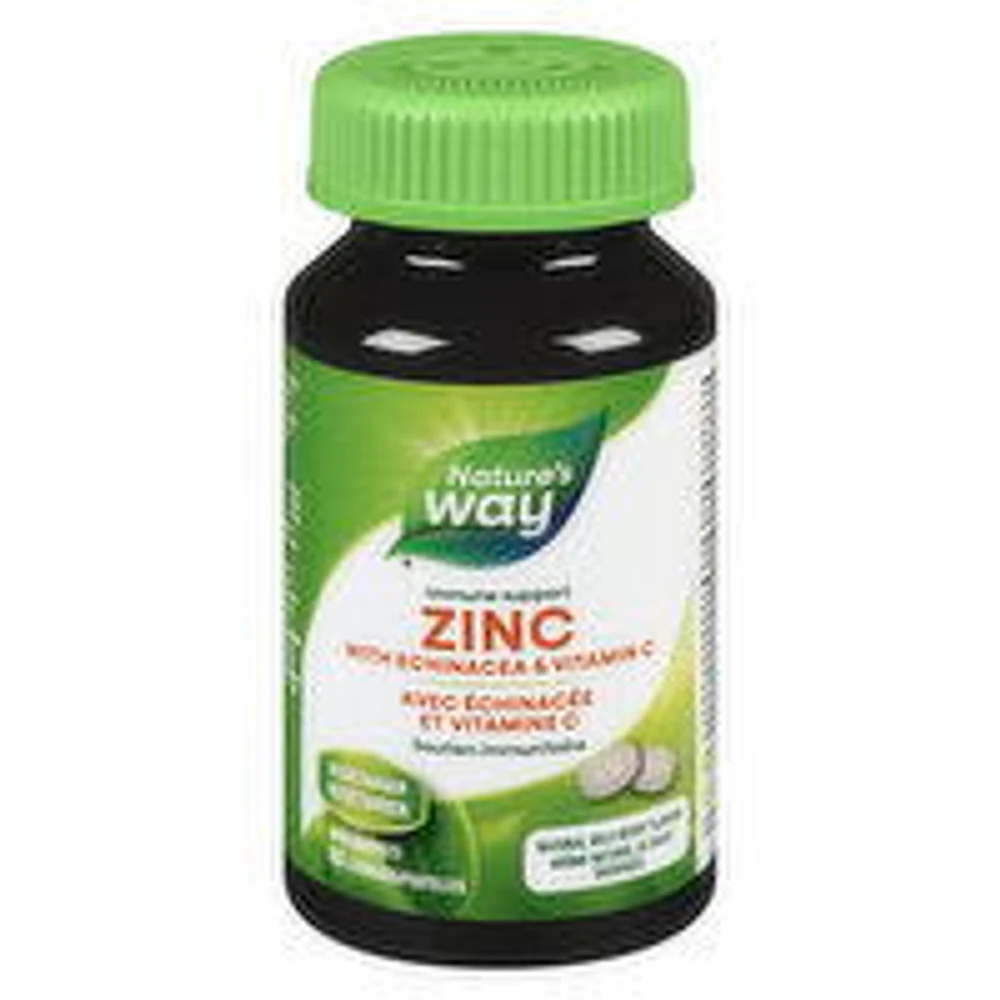 Nature's Way - Zinc Lozenges with Echinacea & Vitamin C, 60 Each