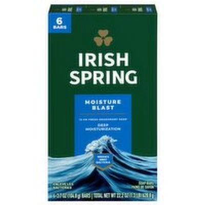 Irish Spring - Moisture Blast 6pk, 6 Each