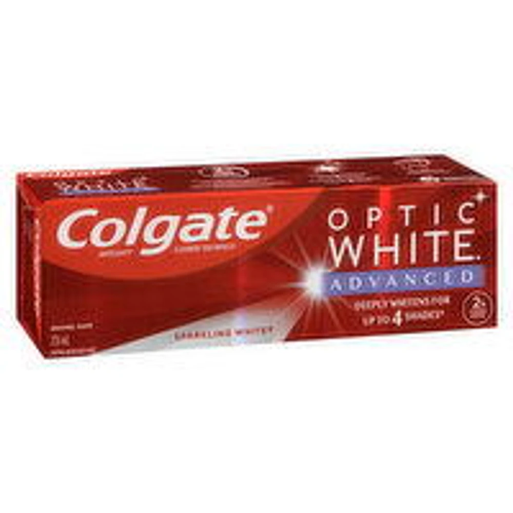 Colgate - Optic White Advanced Toothpaste, 73 Millilitre