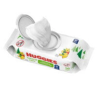 Huggies - Natural Care Wipes, 56 Each