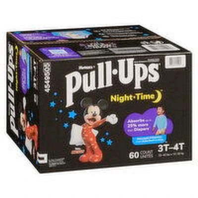 Huggies - Pull-Ups Night 3T-4T Boy Giga, 60 Each