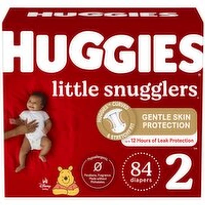 Huggies - Little Snug Diaper Size 2 Giga 84, 84 Each
