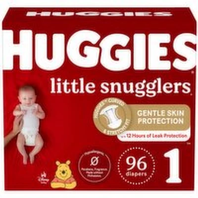 Huggies - Little Snug Diapers S1 Giga, 96 Each