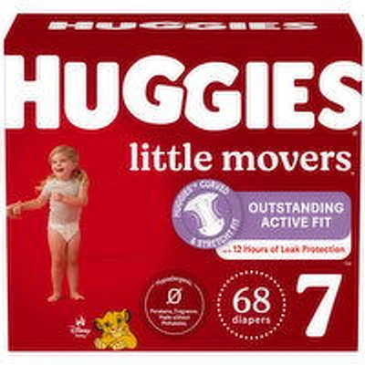 Huggies - Littlemovers Megacol S7, 68 Each