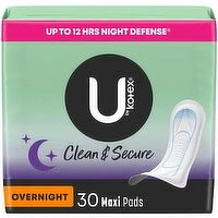 KOTEX - Clean & Secure Maxi Pads, 30 Each