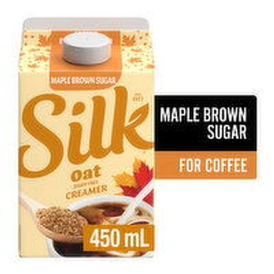 Silk - Silk Oat Creamer Maple Brown Sugar, 450 Millilitre