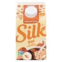 Silk - Silk Oat Creamer Hazelnut Latte, 450 Millilitre