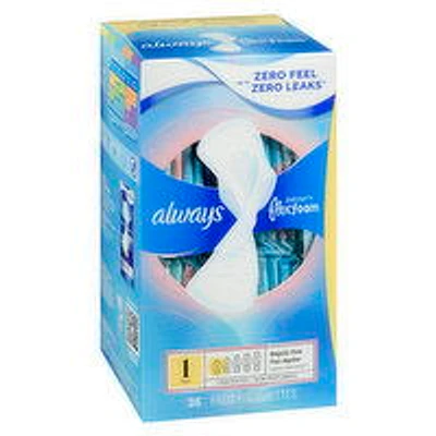 Always - Infinity Maxi Pads - Flex Foam Regular Size 1, 36 Each