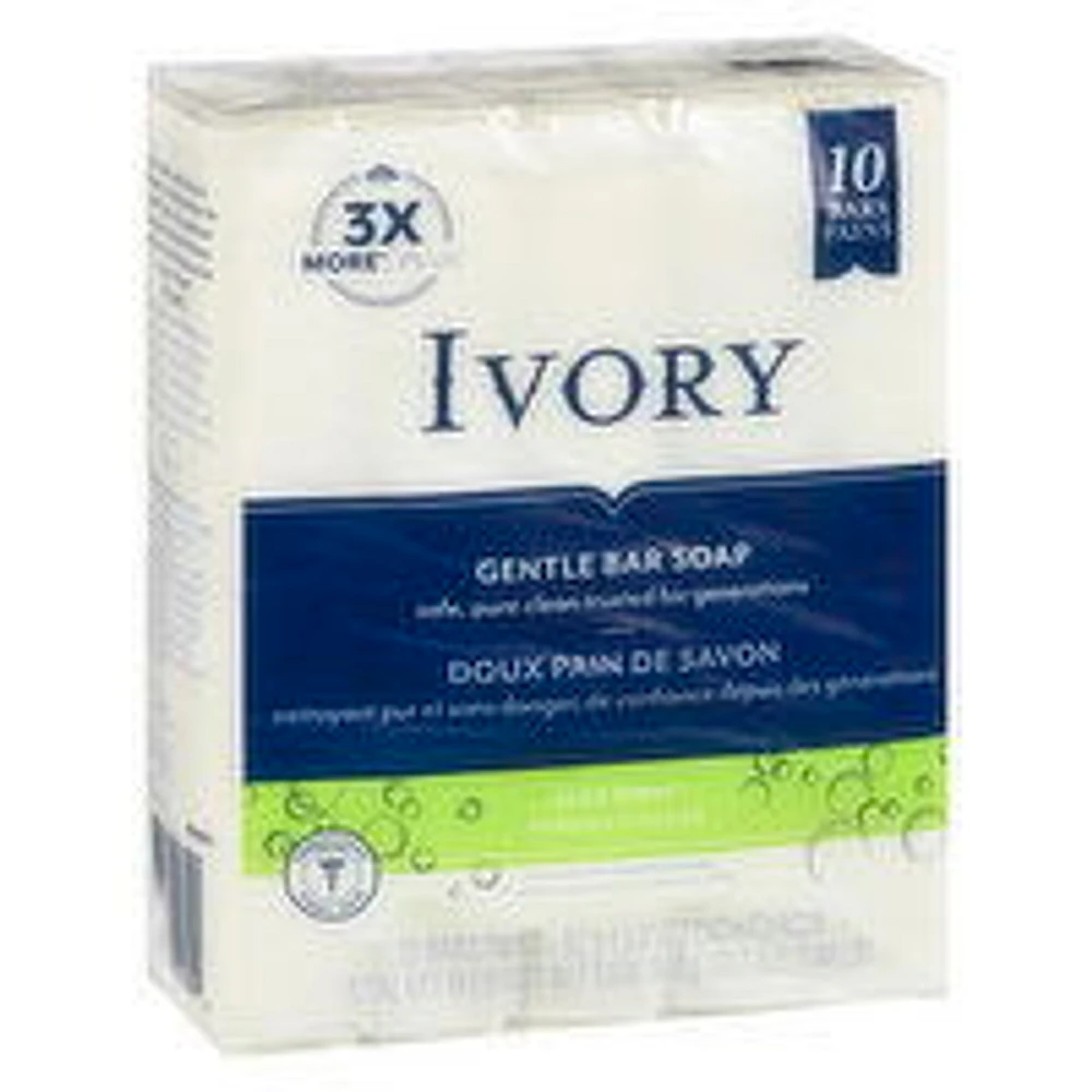 Ivory - Gentle Bar Soap , Aloe Scent 10 Pack, 10 Each
