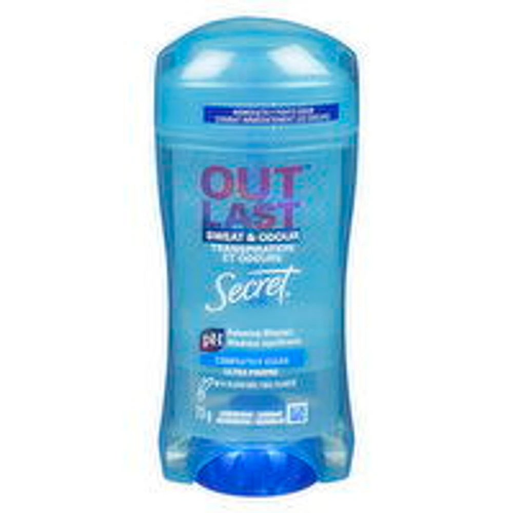 Secret - Outlast Clear Gel Deodorant, 73 Gram