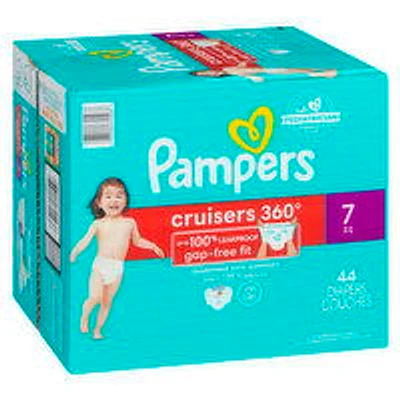 Pampers - Cruisers 360 Diapers - Size 7 Super Pack, 44 Each