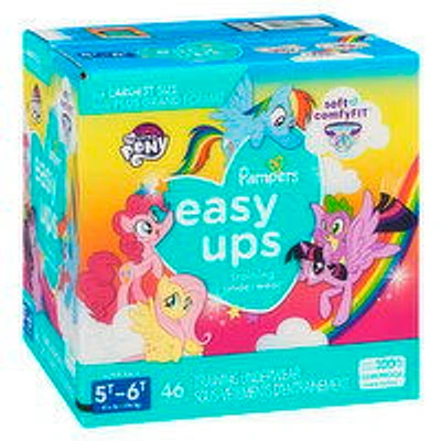 Pampers - Easy Ups 5-6T Training Underwear Super Pack, 46 Each