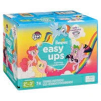 Pampers - Easy Ups Training Underwear - Girls 2T-3T, 74 Each